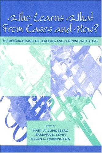 Cover image for Who Learns What From Cases and How?