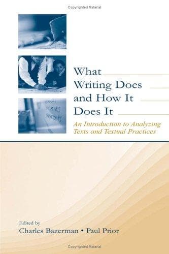 Cover image for What Writing Does and How It Does It