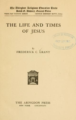 The life and times of Jesus