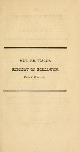 A chronological register of Boscawen