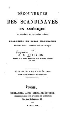 Découvertes des Scandinaves en Amérique, du dixième au treizième siècle
