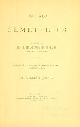 Buffalo cemeteries