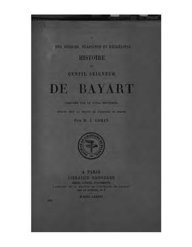 La  très joyeuse, plaisante et récréative histoire du gentil seigneur de Bayart