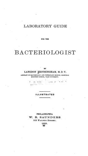 Laboratory guide for the bacteriologist