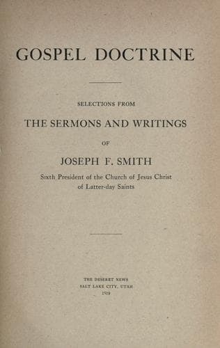 Gospel doctrine