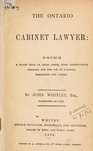 The Ontario cabinet lawyer