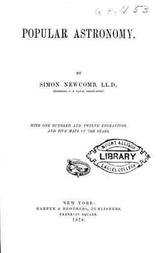 Cover image for Popular astronomy