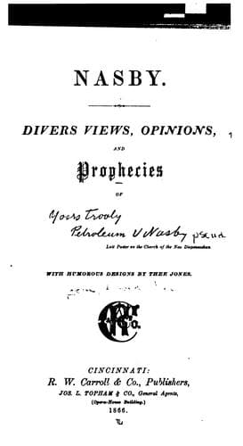 Divers views, opinions, and prophecies