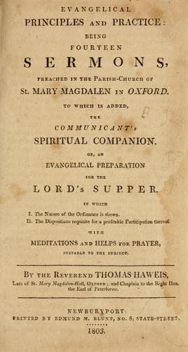 Evangelical principles and practice