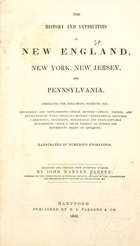 The history and antiquities of New England, New York, New Jersey, and Pennsylvania