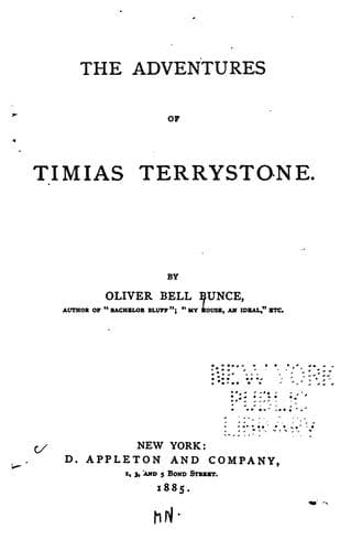 The adventures of Timias Terrystone