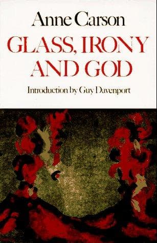 Cover image for Glass, Irony, and God