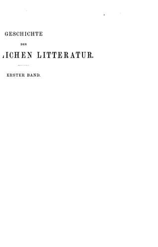 Geschichte der altkirchlichen Litteratur