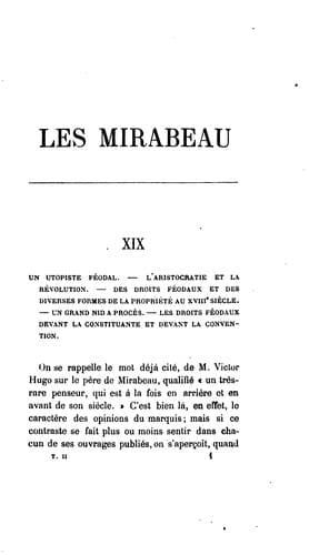 Les Mirabeau: nouvelles études sur la société française au XVIIIe siècle