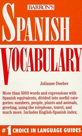 Cover image for Spanish vocabulary