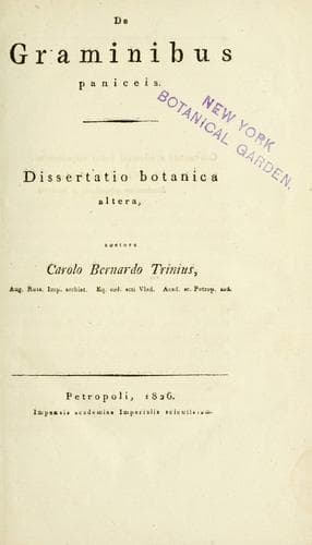 De graminibus paniceis