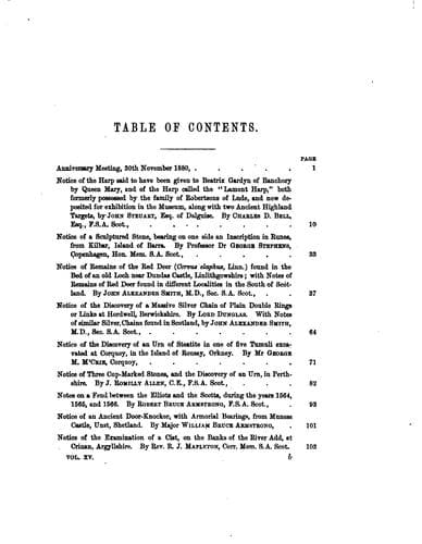 Proceedings of the Society of Antiquaries of Scotland