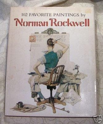 Cover image for 102 FAVORITE PAINTINGS by Norman Rockwell
