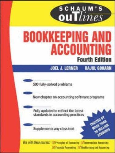 Cover image for Schaum's Outline of Bookkeeping and Accounting (Schaum's Outlines)