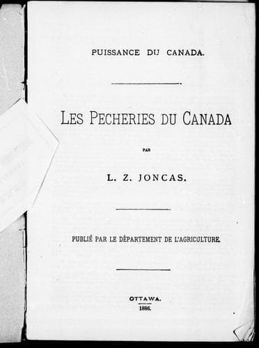Cover image for Les pêcheries du Canada
