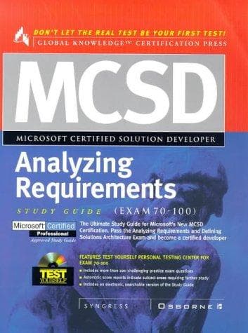 Cover image for MCSD Analyzing Requirements