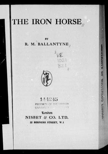Cover image for The iron horse