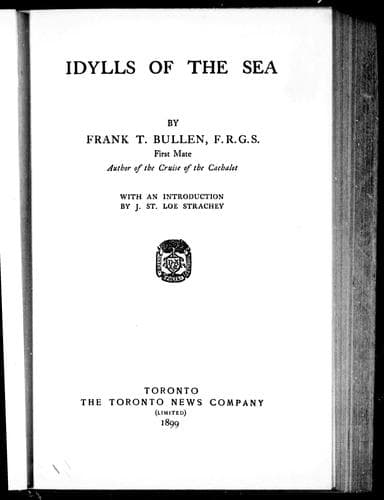 Cover image for Idylls of the sea