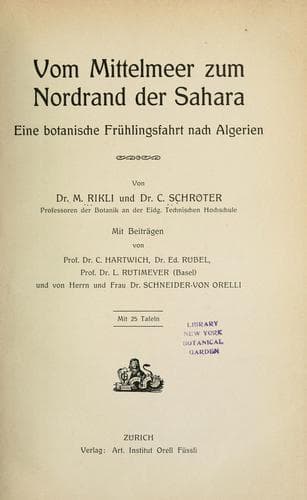 Vom Mittelmeer zum Nordrand der Sahara