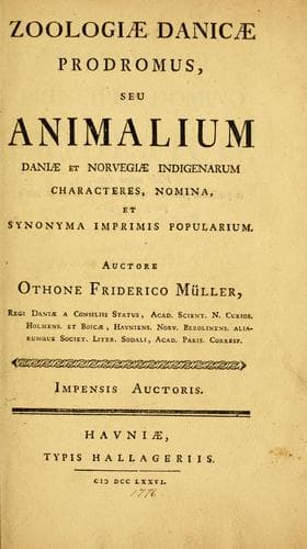 Zoologiae Danicae prodromus