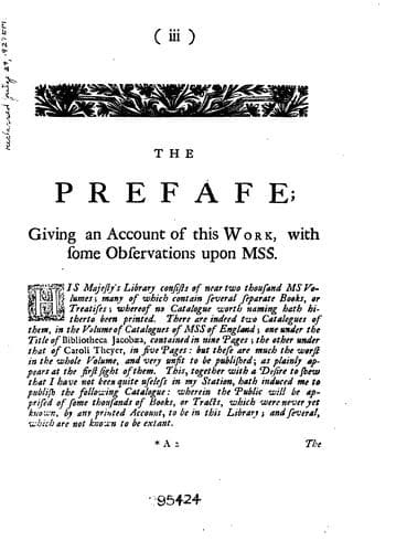 A catalogue of the manuscripts of the King's Library