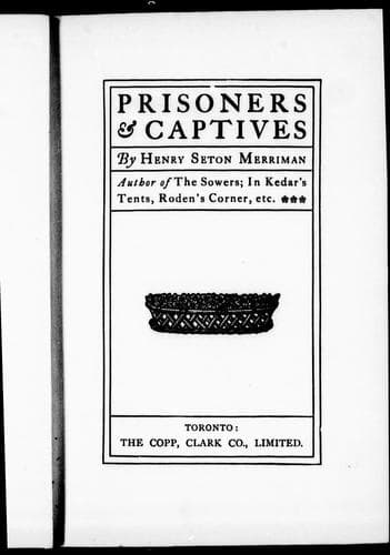 Cover image for Prisoners & captives