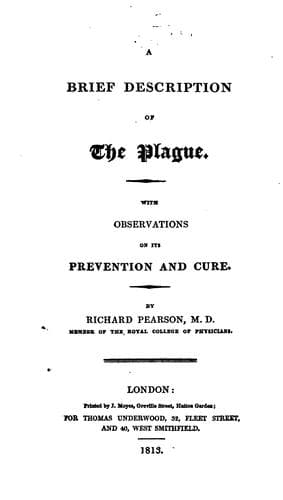 A Brief Description of the Plague: With Observations on Its Prevention and Cure