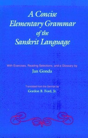 Cover image for A Concise Elementary Grammar of the Sanskrit Language