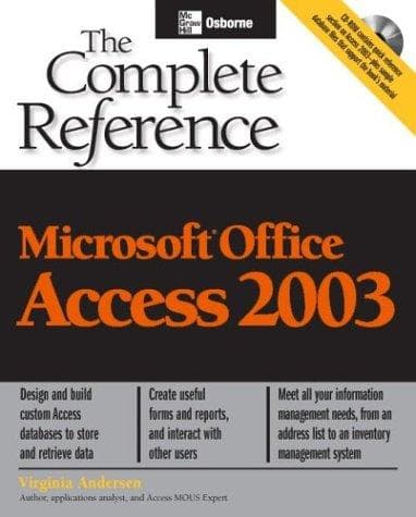 Cover image for Microsoft Office Access 2003