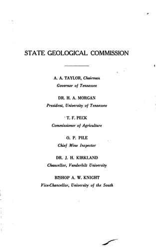 Mineral Resources of the Waynesboro Quadrangle, Tennessee