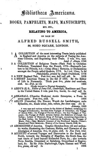 Bibliotheca Americana