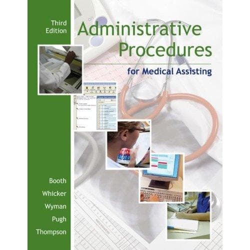 Cover image for Administrative procedures for medical assisting