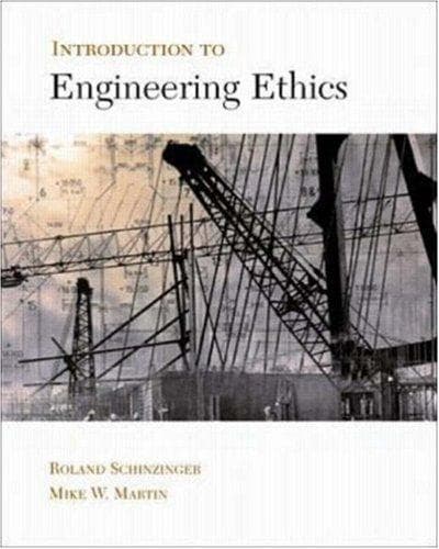Cover image for Introduction to Engineering Ethics