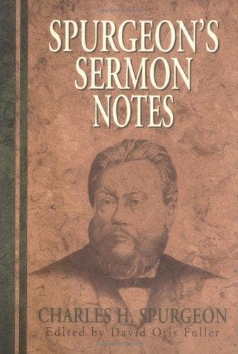 Cover image for Spurgeon's sermon notes