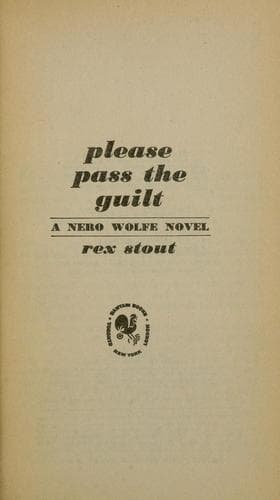 Cover image for Please pass the guilt