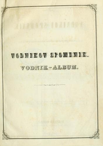 Vodnikov spomenik