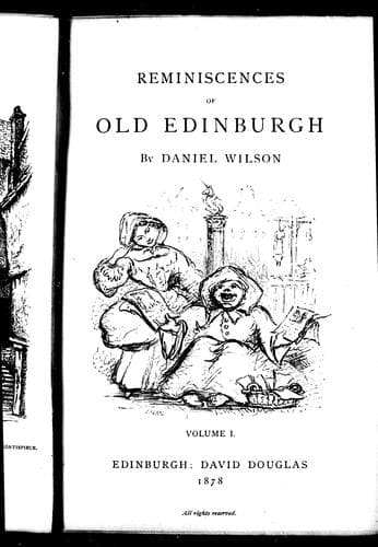 Cover image for Reminiscences of Old Edinburgh