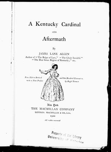 Cover image for A Kentucky cardinal ; and, Aftermath