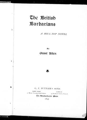Cover image for The British barbarians