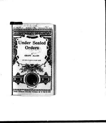 Cover image for Under sealed orders