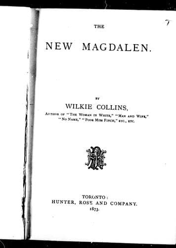 Cover image for The new Magdalen
