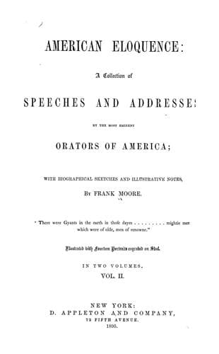 American eloquence