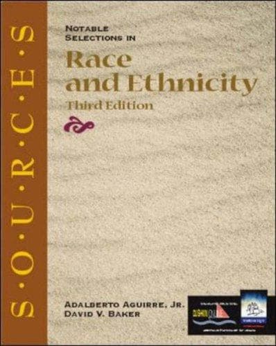 Cover image for Sources Notable Selections in Race and Ethnicity (Classic Edition Sources)
