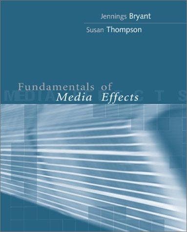 Cover image for Fundamentals of Media Effects
