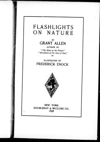 Cover image for Flashlights on nature
